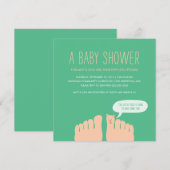 Nieuw Baby shower van Kleine Vargies Kaart (Voorkant / Achterkant)