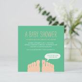 Nieuw Baby shower van Kleine Vargies Kaart (Staand voorkant)