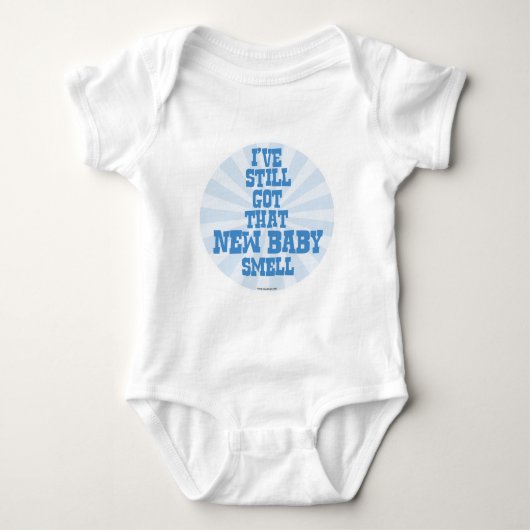 Nieuw Baby Smell Blue Romper (Voorkant)