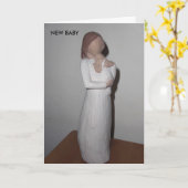 NIEUW BABY trotse moeder Kaart (Gele Bloem)