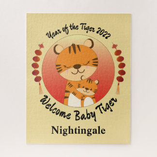 Nieuw babyjaar van de Tijger 2022 Legpuzzel
