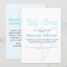 Nieuw babyJongen Sip en zie met statistieken