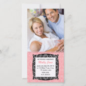 Nieuw Babykaart Aankondiging (Voorkant)