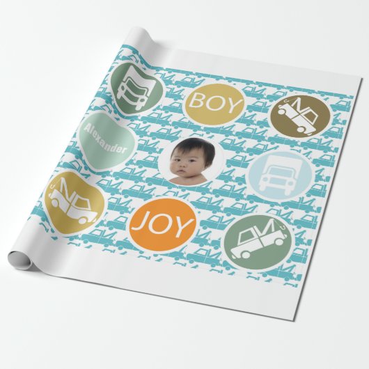 Nieuw babypeuter Fotopapier Cadeaupapier (Uitgerold)