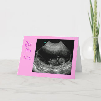 Nieuw babyRoze Aankondiging