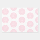 Nieuw babyroze, eenvoudig inpakpapier vel (Voorkant)