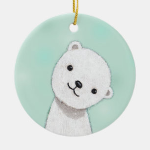 Nieuw babysiernummer Aangepast, aangepast versiere Keramisch Ornament