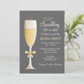 Nieuw babyvat en zie in grijs | Geel Kaart (Staand voorkant)