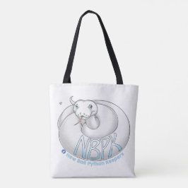 Nieuw Ball Python Keepers Yuki Logo wit tas