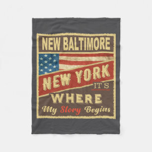 Nieuw Baltimore Ny Waar Mijn Verhaal Begint _1 Fleece Deken