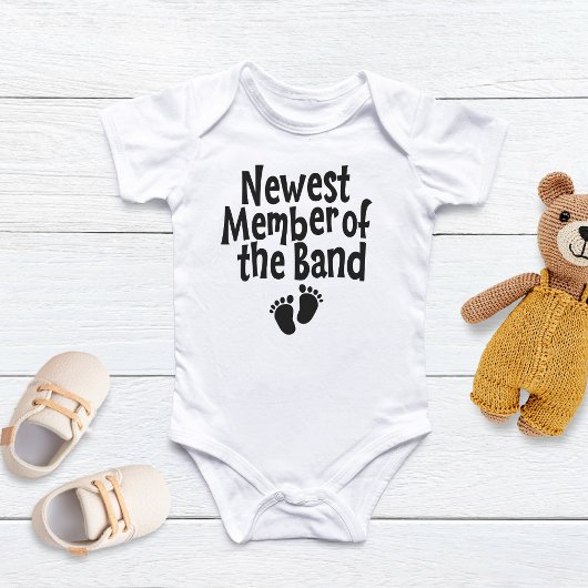 Nieuw Bandlid, Baby Shower Cadeau, Muziek Liefhebb Romper