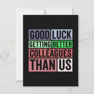 Nieuw banengeld   Farewell Coworkers Leaving   Goe Aankondiging