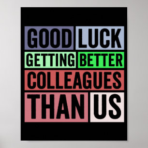 Nieuw banengeld   Farewell Coworkers Leaving   Goe Poster