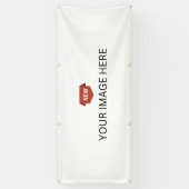 NIEUW! Banner - 76 cm x 183 cm - Buiten met metal  (Verticaal)