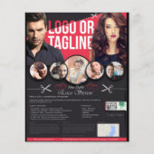 Nieuw Barber Shop Flyer-ontwerp Flyer (Voorkant)