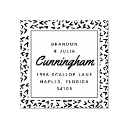 Nieuw Beach House Retouradres Rubberstempel