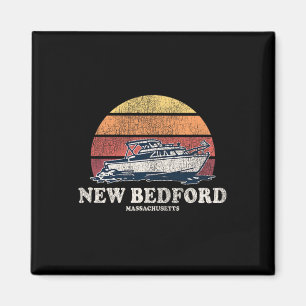 Nieuw Bedford Ma Vintage Varend 70s Retro Boot Ont Magneet