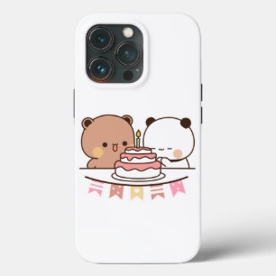 Nieuw beer en Panda Bubu Dudu paar Case-Mate iPhone Case