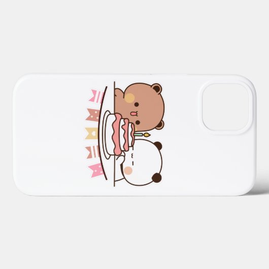 Nieuw beer en Panda Bubu Dudu paar Case-Mate iPhone Case (Achterkant (horizontaal))