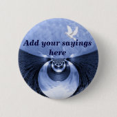 Nieuw Begin#1_ Ronde Button 5,7 Cm (Voorkant)