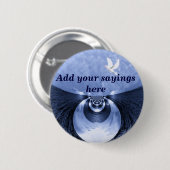 Nieuw Begin#1_ Ronde Button 5,7 Cm (Voorkant /achterkant)