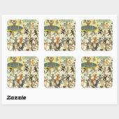 Nieuw begin 2013 vierkante sticker (Vel)