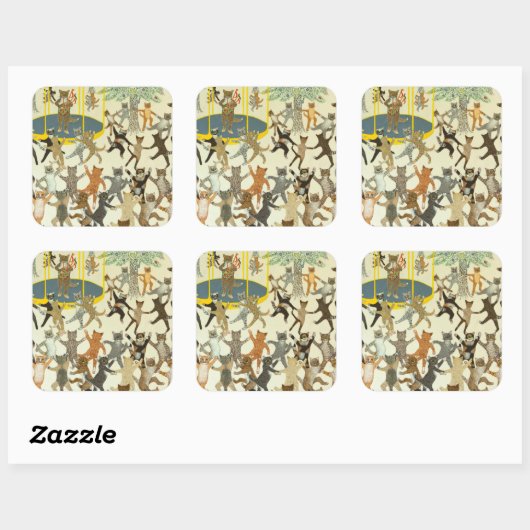 Nieuw begin 2013 vierkante sticker (Vel)