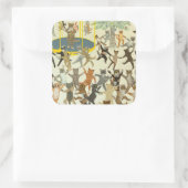 Nieuw begin 2013 vierkante sticker (Tas)