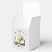 Nieuw Begin Bloemen Open Boek Trouwen Bedankdoosjes (Geopend)