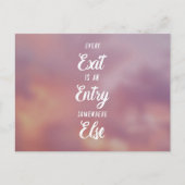 Nieuw begin briefkaart (Voorkant)