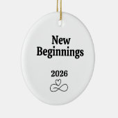 Nieuw begin: echtscheidingsgeschenken Breakup Care Keramisch Ornament (Rechts)