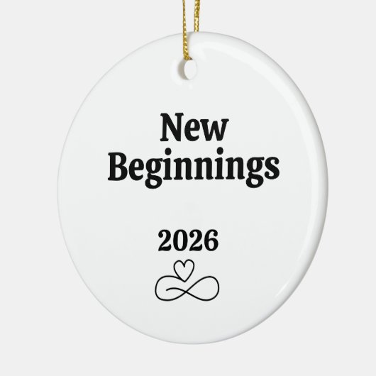 Nieuw begin: echtscheidingsgeschenken Breakup Care Keramisch Ornament (Links)