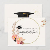 Nieuw begin, eindeloze mogelijkheden uitnodiging briefkaart (Voorkant / Achterkant)