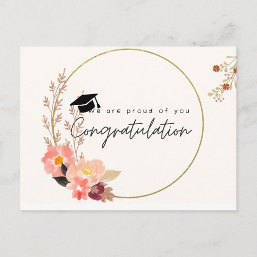 Nieuw begin, eindeloze mogelijkheden uitnodiging briefkaart (Voorkant)