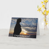 Nieuw begin, gefeliciteerd!! kaart (Gele Bloem)