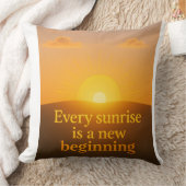 nieuw begin in het leven kussen (Deken)