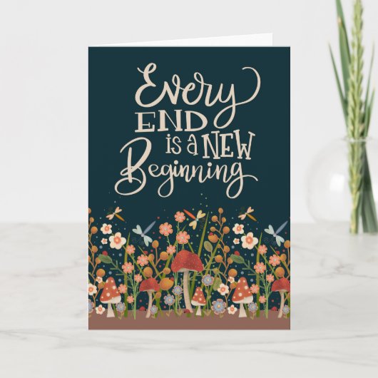 "Nieuw begin"-inspiratie Kaart (Voorkant)