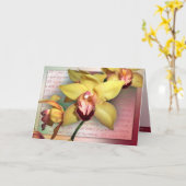 Nieuw begin kaart (Gele Bloem)