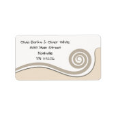 Nieuw Begin - Koru Swirl - Spring Wedding Etiket (Voorkant)