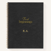 Nieuw Begin Leersoortige Pensioen Cadeau Notitieboek (Voorkant)