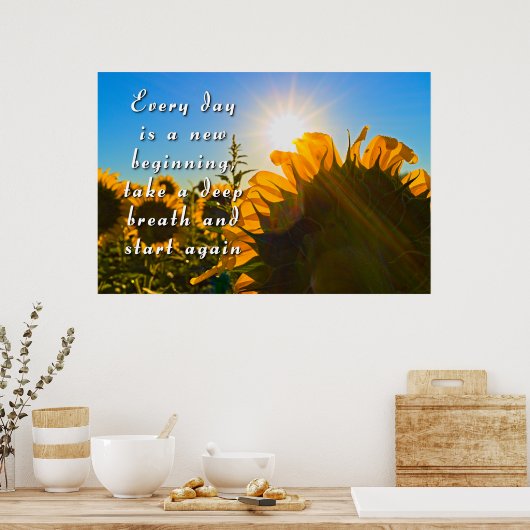 Nieuw begin poster (Keuken)