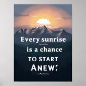 Nieuw begin poster (Voorkant)