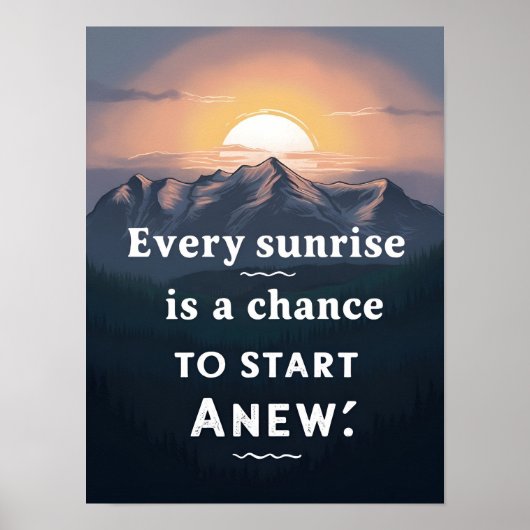 Nieuw begin poster (Voorkant)