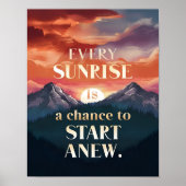 Nieuw begin poster (Voorkant)