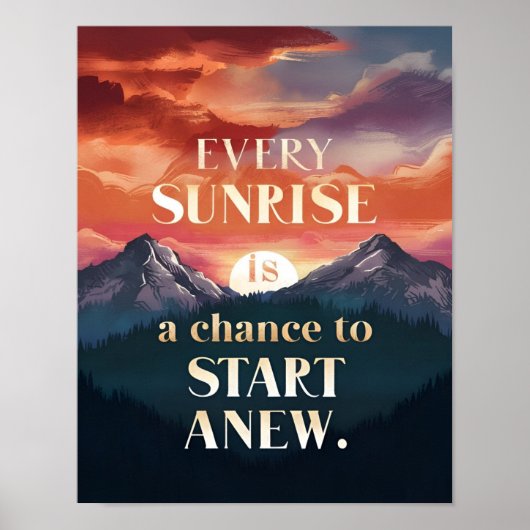 Nieuw begin poster (Voorkant)