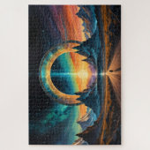 Nieuw begin: stap door een sterrenpoort legpuzzel (Verticaal)