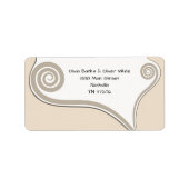 Nieuw begin - Stijlvolle lente bruiloft Etiket (Voorkant)