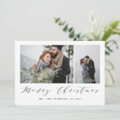 NIEUW BEGIN VROLIJK KERST FEESTDAGENKAART (Staand voorkant)