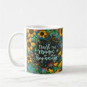 Nieuw Beginnings Daisies  Inspirerend Koffiemok (Links)