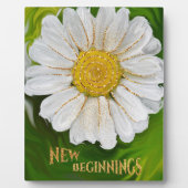Nieuw Beginnings - Daisy flower power Fotoplaat (Voorkant)